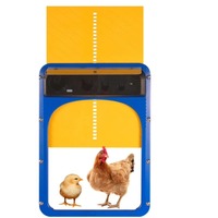 New smart chicken coop door Automatic chicken coop door opener Light-sensing brightness sensing principle pet door