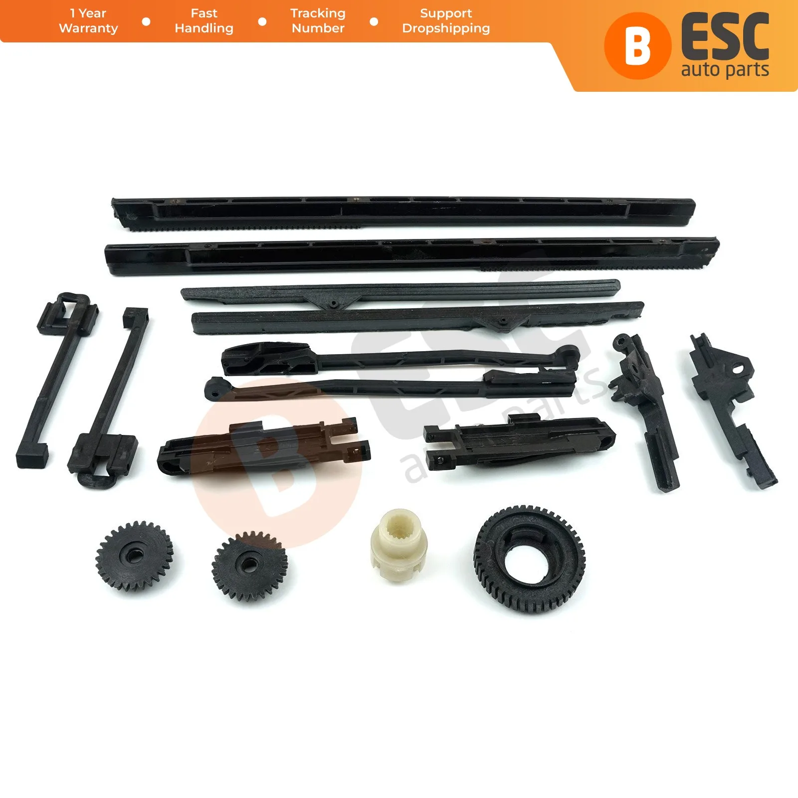 ESR1 Electric Sunroof Guide Rail Repair Set Left and Right EFM100050  EFM100060 for Land Rover Freelander MK1 L314 2/3  4/5 Door