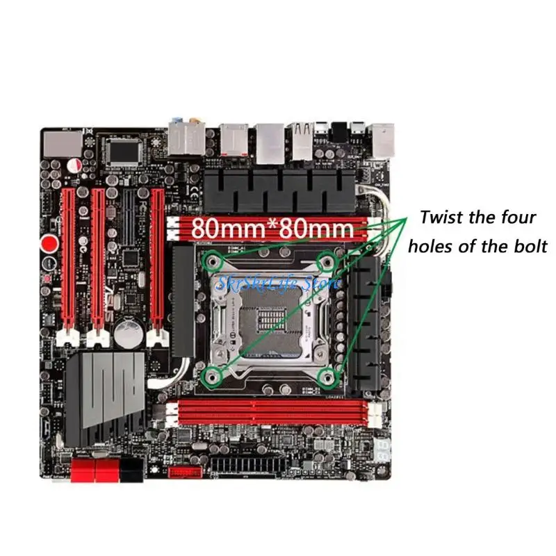 

E65E Easy To Install Metal CPU Cooling Bracket Screws for LGA115X 2011 Fan Models