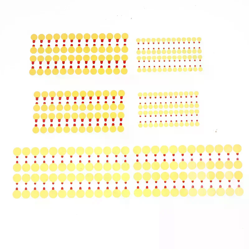 Dust Stickers High Temperature Tape For Phone Camera Infrared Dot Matrix Protective Sticker 100Pcs