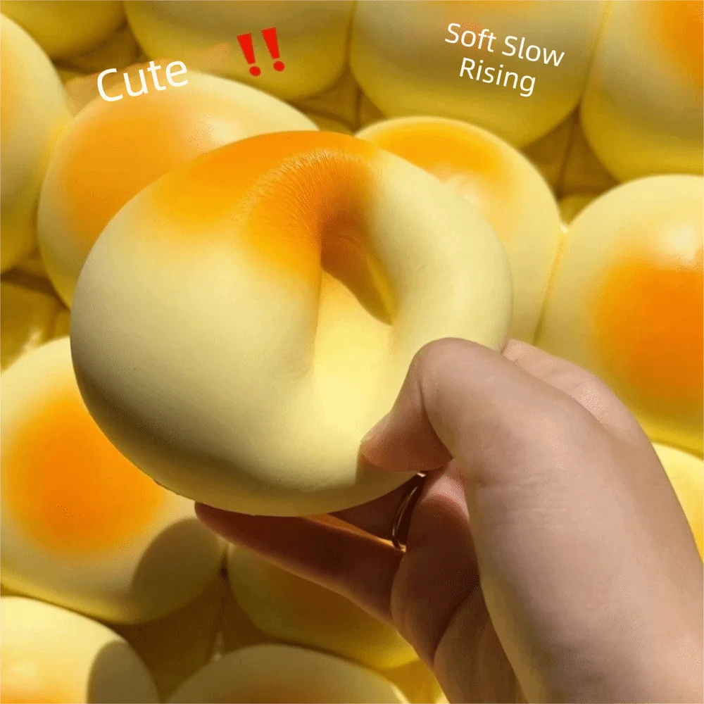 New Simulated Milk Bread Squeeze Squishy Slow Rising Soft Sensory Fidget Stress Relief Decompression Adults