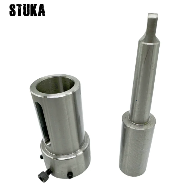 Imagem -03 - Suporte de Matriz Redonda Retrátil Tail Stock Morse Taper Manga Fixa para Máquina de Tapping Fresagem de Torno Rosca Externa