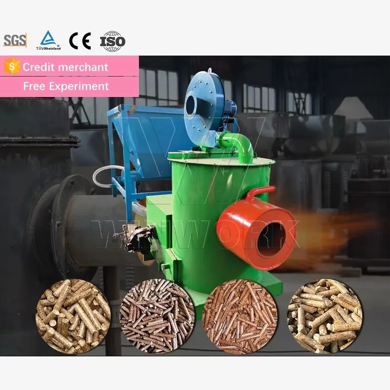 【Best-selling】WINWORK Industrial Biomass Pellet Burner Machine Stainless Steel High Efficiency Heater Burner for Furnace New