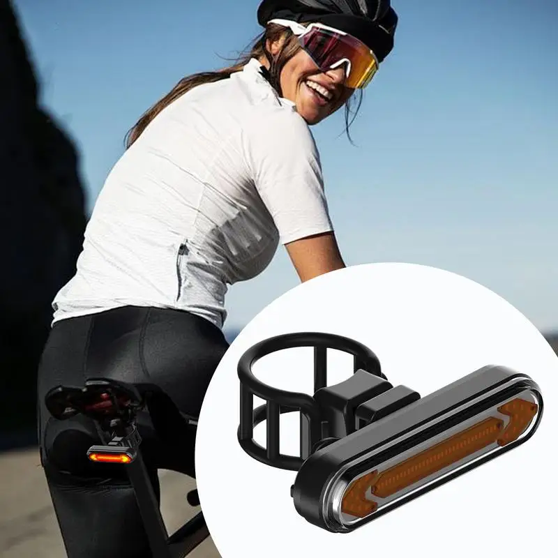 Задний фонарь для велоспорта, водонепроницаемый поворотный фонарь для скутера, USB перезаряжаемый яркий предупреждающий велосипедный задний фонарь с указателями поворота