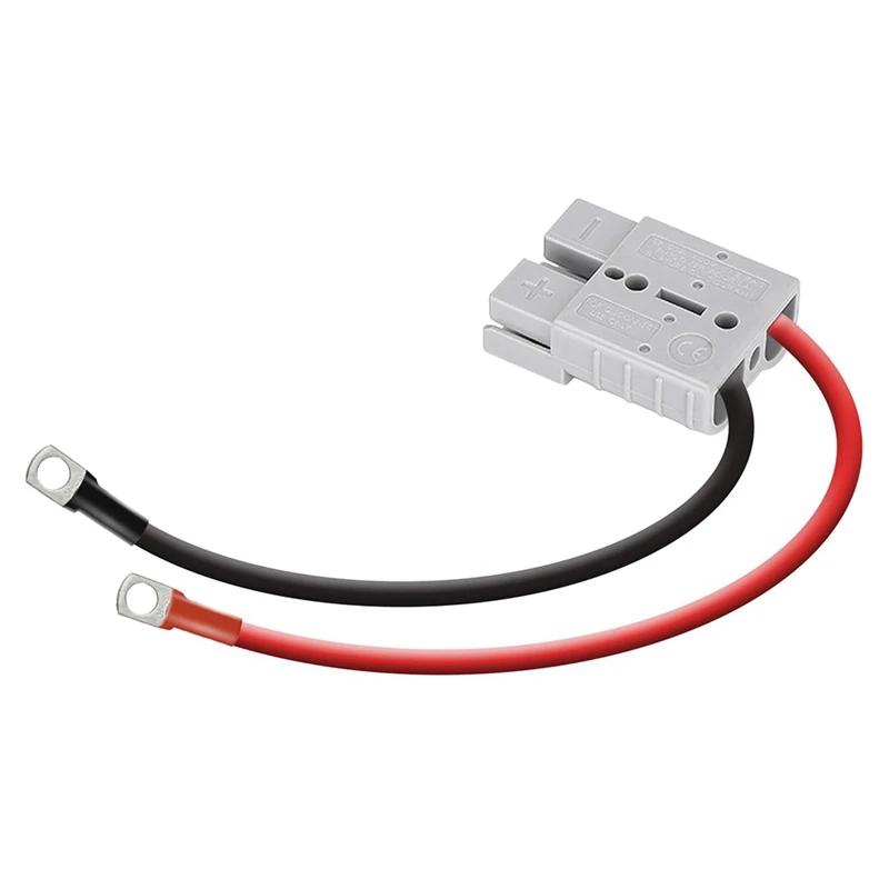

A47U Anderson Connector 50A Kit Anderson Plug 8 Guage 30cm Battery Cables Waterproof Quick Connectors for Lifepo4