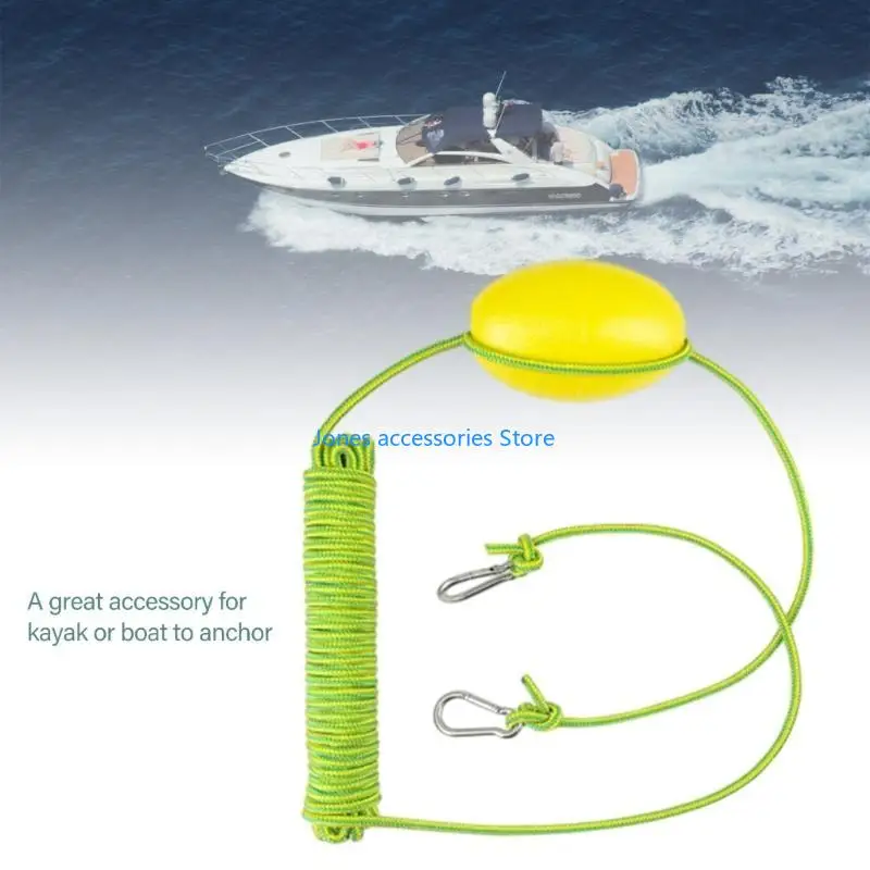 W8KD 30ft Kajak Accessoire Gooi Lijn voor Vissen Drift Ankers Systeem Drift Ankers Tow Throw Leash Drijvend Drift Touw