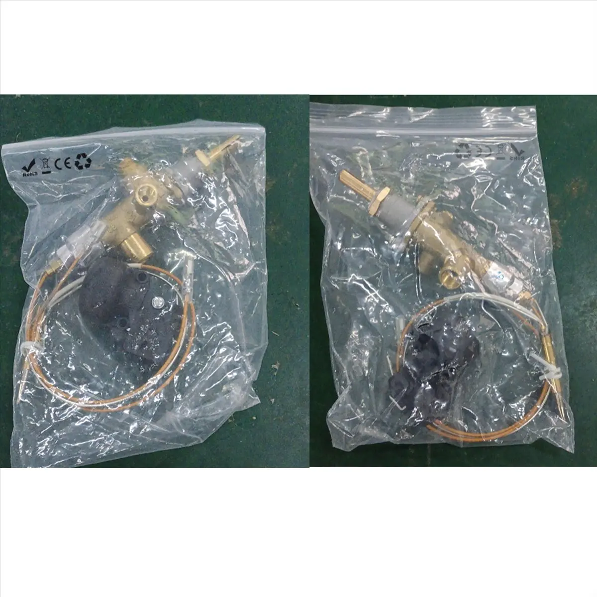 A75K Gas Patio Heater Control Valve Thermocouple Sensor Dump Switch Knob Propane Lpg Fire Pit Control Safety Pilot Port Set