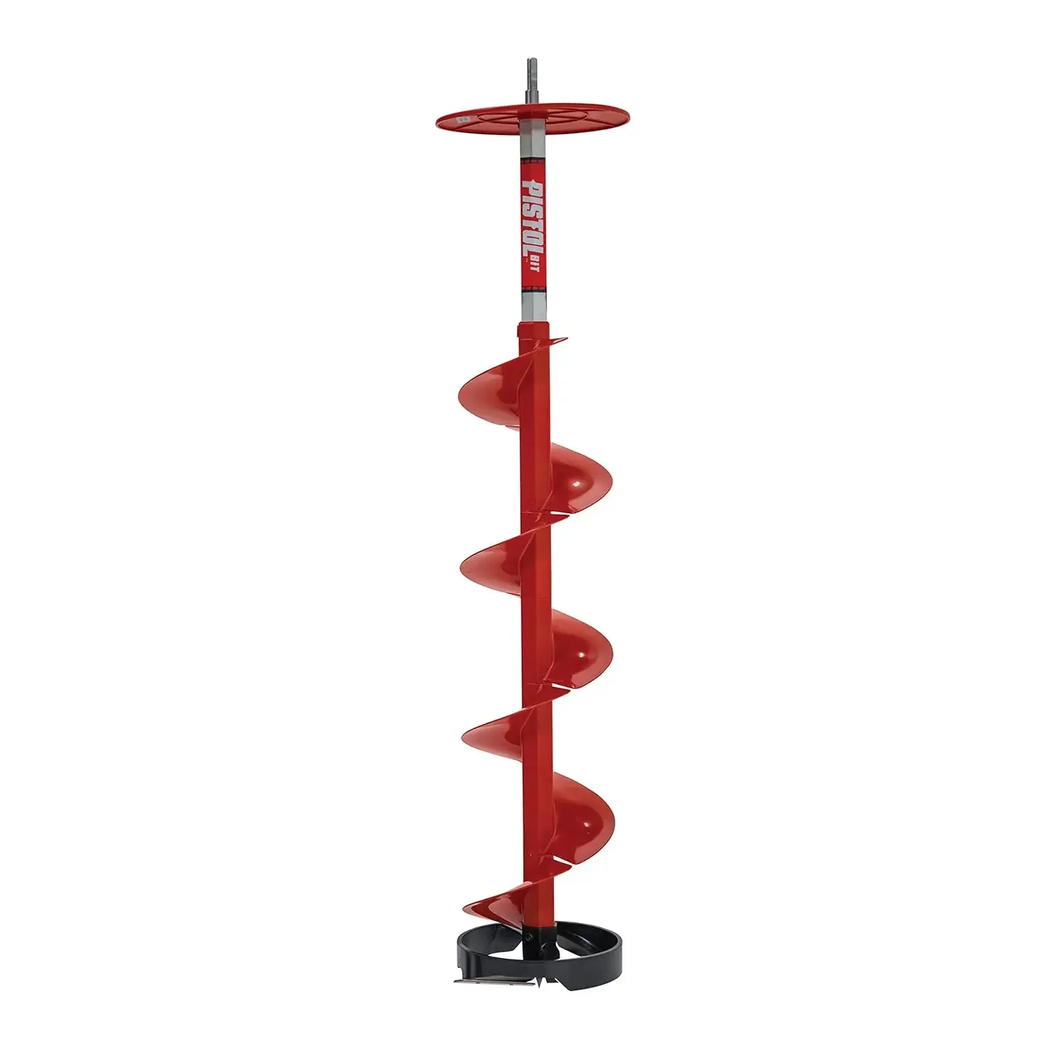 Broca de pistola Eskimo 35600, taladro de barrena de hielo de 8 ", barrena de hielo adaptable que pesa solo 3,9 libras, punto de centrado, reduce los agujeros viejos fácilmente