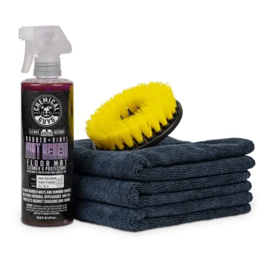 Heavy duty door mat cleaning kit