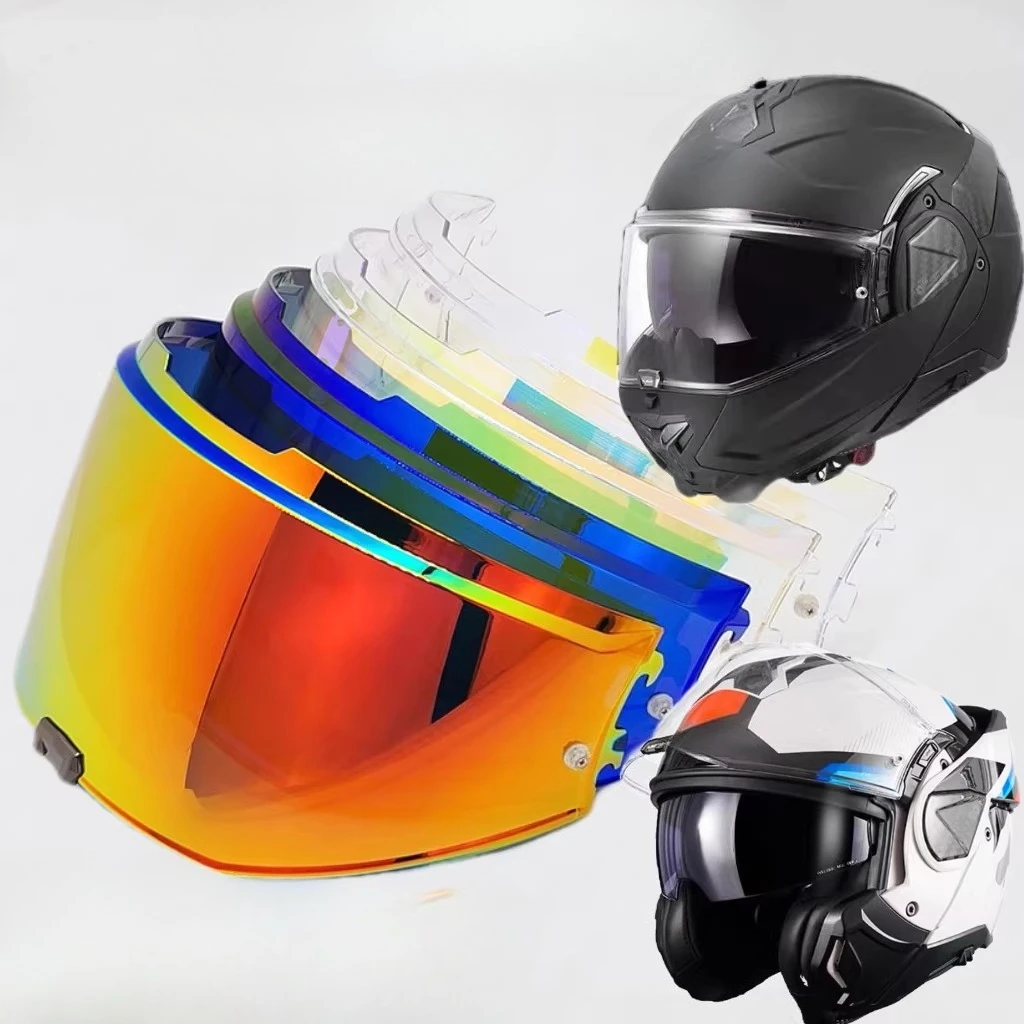 Helmet FF910 Backflip Lenses High Definition Electroplating Night Vision Anti-fog General Aurora Lenses