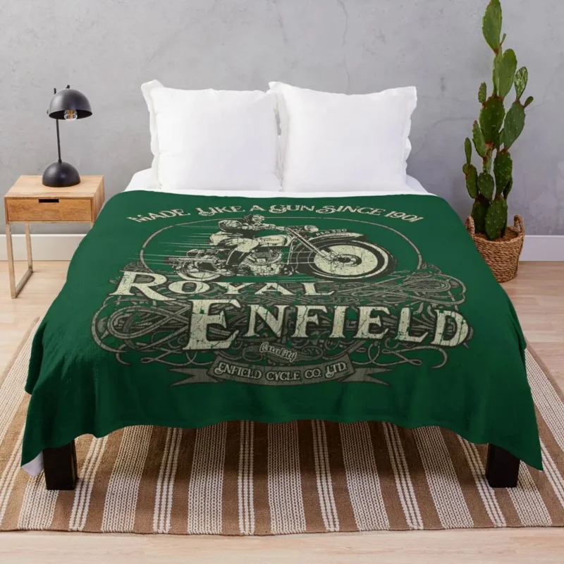 Enfield Cycle Co. Ltd. 1901 Throw Blanket Comfortable Blanket sofa