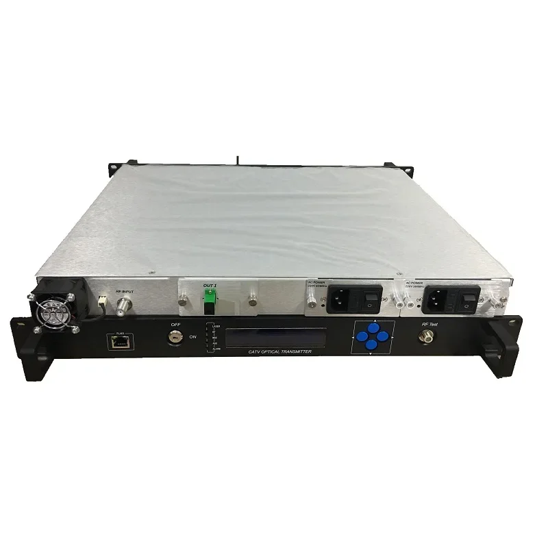 35 km Entfernung optischer Innensender – 1550 nm 10 mW 860 MHz AGC Dual Power Ortel Chip