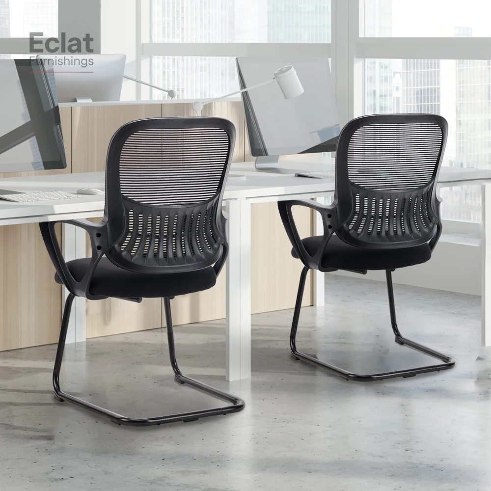 

Mid-Back Task Chair with Lumbar Support,Black L,Two,Computer chair, gaming chair, dressing chair, furniture,