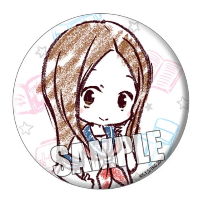 Anime Teasing Master Takagi-san Nishikata 6cm Acrylic Pendant Keychains Bag Decorations Souvenir Animation Periphera