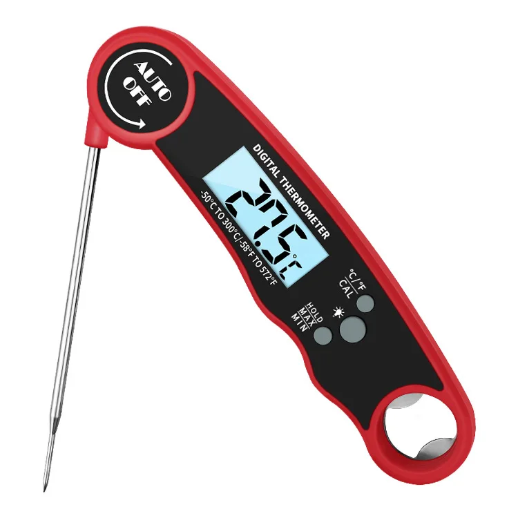 

Household barbecue and baking kitchen meat folding portable digital thermometer probe，Waterproof Instant Read
