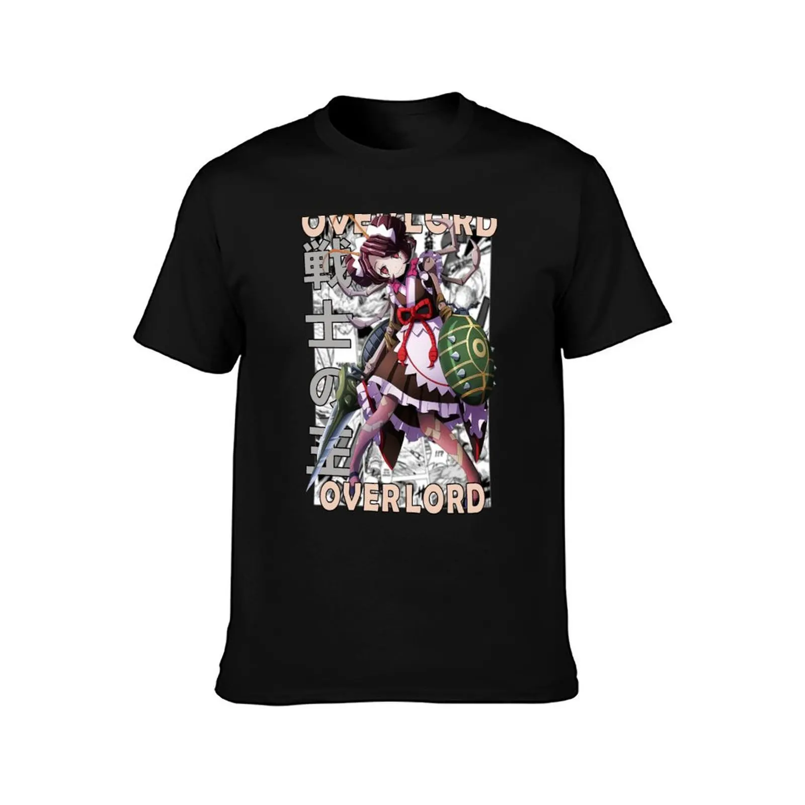 Entoma Vasilissa Zeta Overlord Manga Backdrop Design T-Shirt anime tshirt blue archive mens champion t shirts