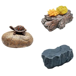 Fake Rock Key Box per Hider chiave di ricambio in resina esterna sicura per giardino o cortile all'aperto