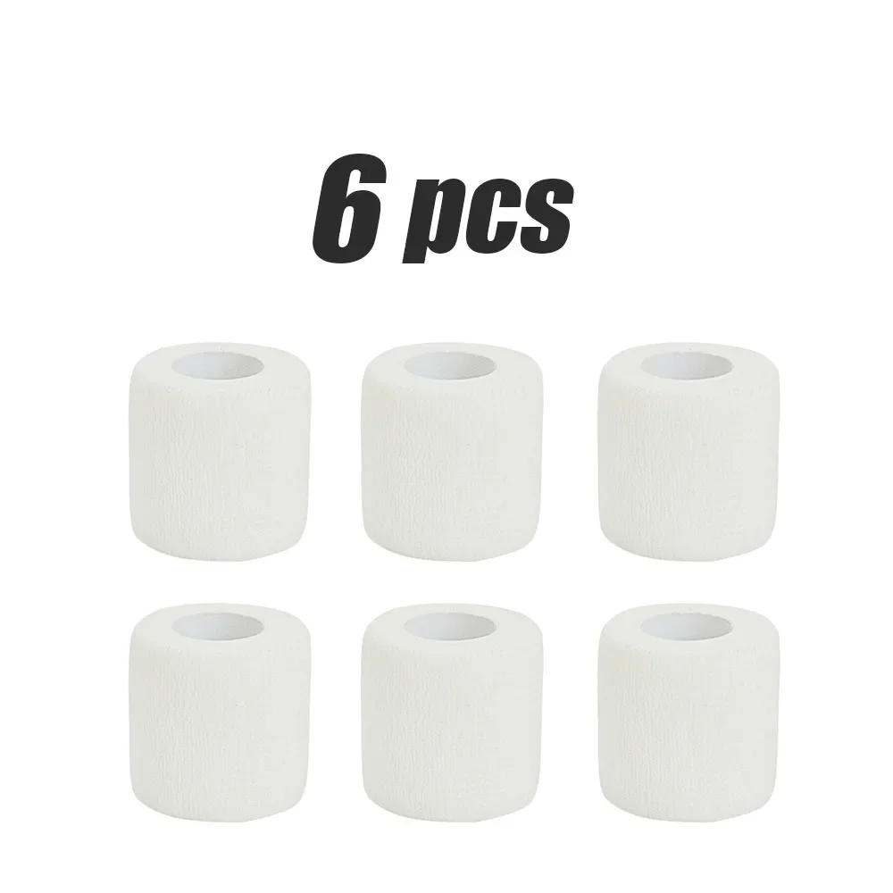 6/15 Stuks 4.8m Zwart Ehbo Zelfklevende Samenhangende Elasticiteit Bandages Sport Tape voor Pols Enkel verstuikingen & Zwelling