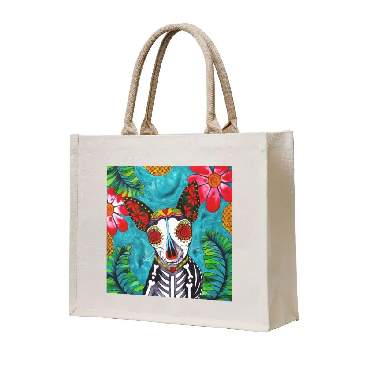 

Chihuahua I Tote Bag hand bags Women's shopping bag bag for beach