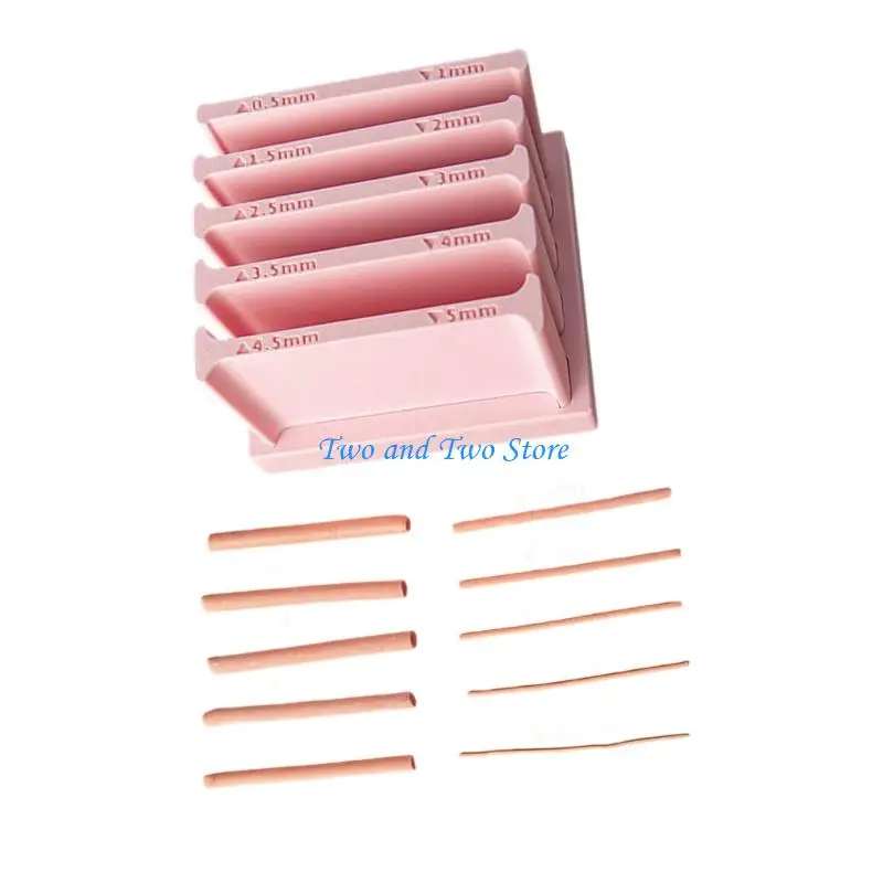 HX6F Creative Clay Thickness Control Roller for Handmade Jewelry and Craft Supplies