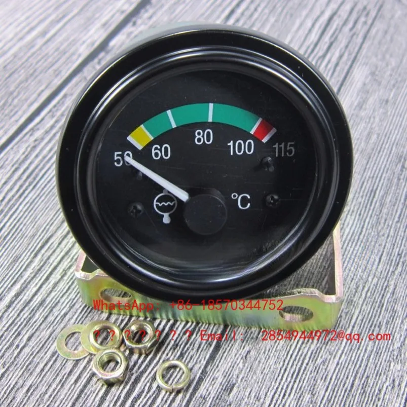 Engine Water Thermometer Oil Thermometer Inductive DC 12v24v Generator Set Water Tank Thermometer