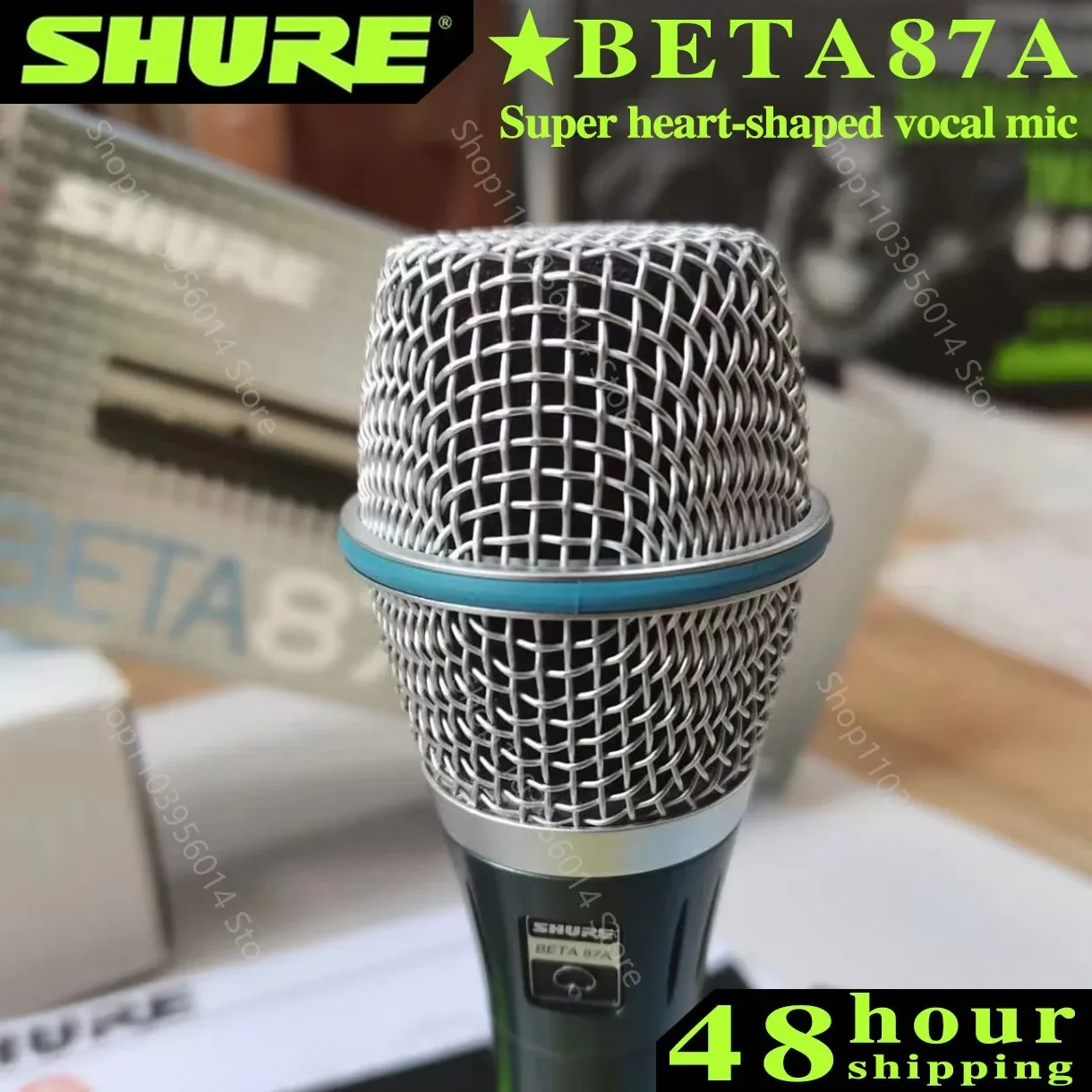 SHURE BETA 87A Mikrofon przewodowy Dynamiczny mikrofon kardioidalny Studio Home Record Handle Mic do karaoke Music Stage Performance Live Mic