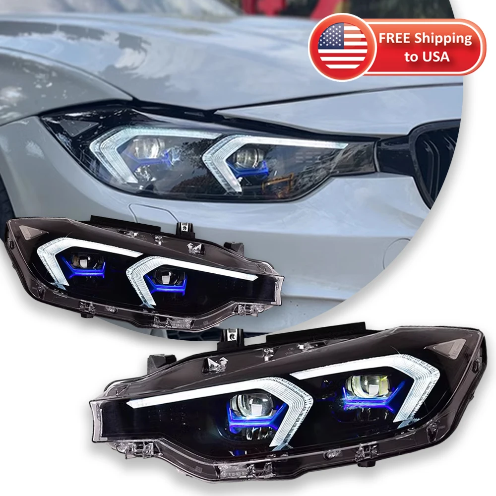 

TYPY Car Lights For BMW 3 Series F30 Headlight F31 F35 2013-2015 LED Projector Headlamps Turn Signal Auto Parts