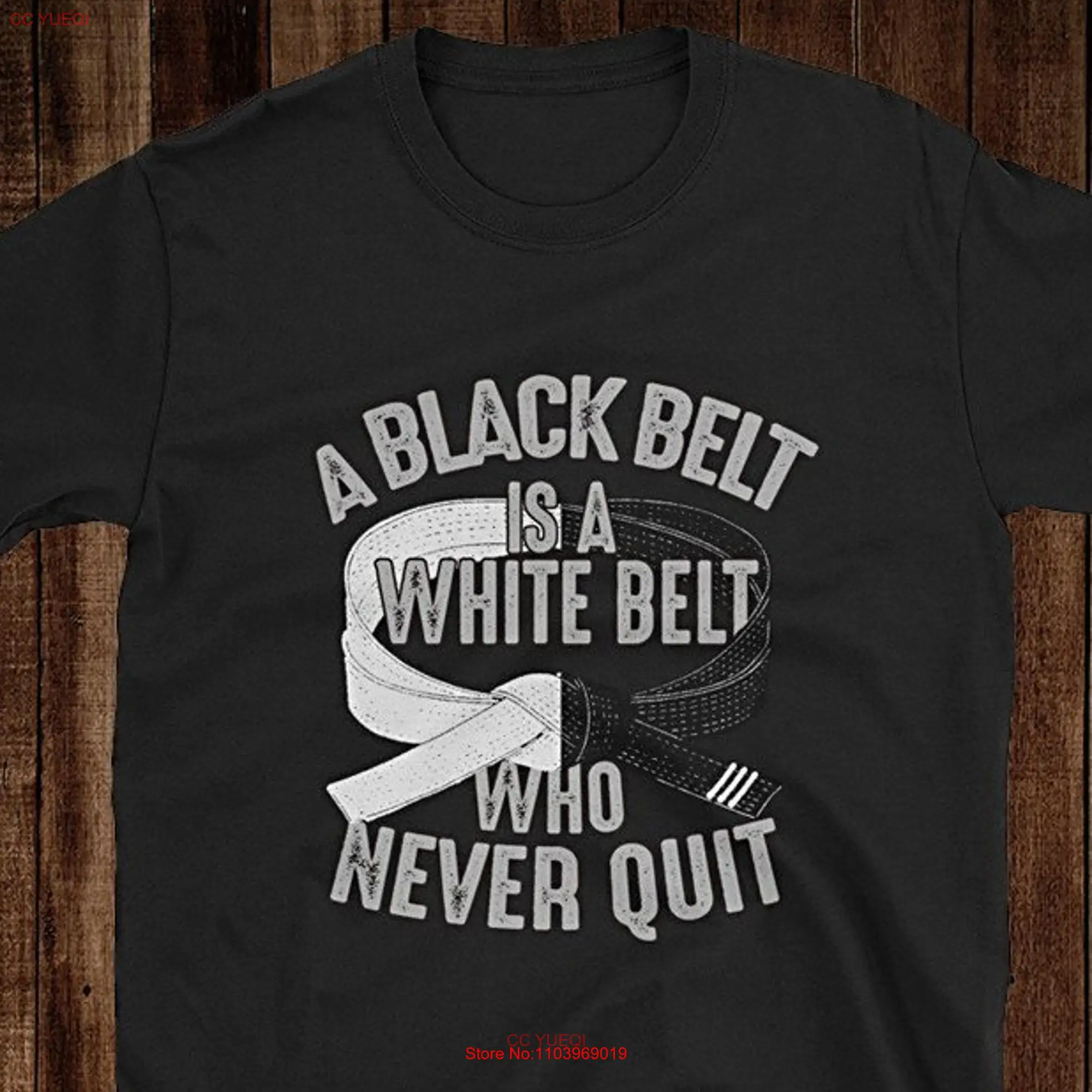 Martial Arts Black Belt T Shirt aikido jiu jitsu kenjitsu karate kyokushin judo kendo iaido taekwondo bjj Shorinji Kempo