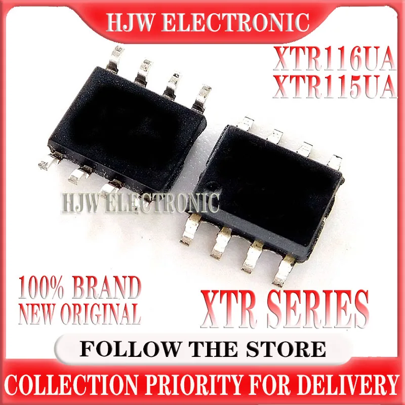 5pcs XTR115UA SOP-8 XTR115U XTR115 115U K XTR115UK XTR116UA XTR116U XTR116 116U 116UK  SOP8 Interface Chip Chip In Stock