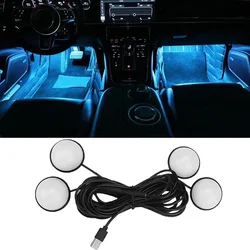 Car Foot Ambient Light Down Car Atmosphere Car Interior Floor Light USB LED Foot Lamp Floor Ambient Light Under Auto Atmosphere