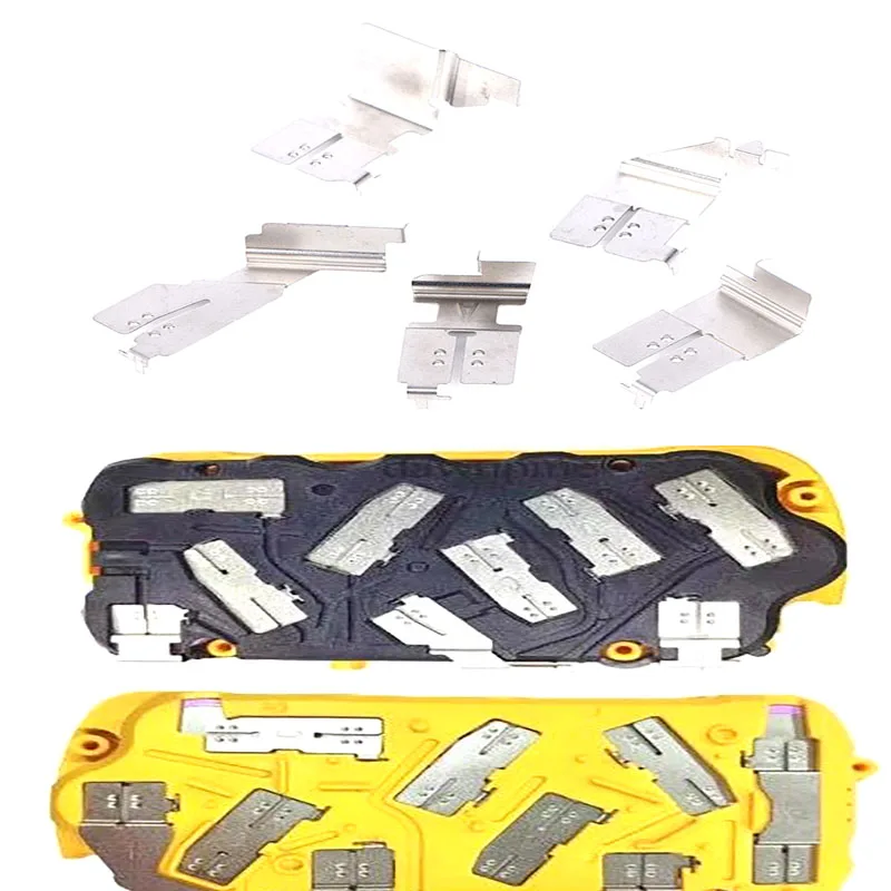 Folha de Níquel DCB609 para Caixa de Bateria de Lítio, Suporte para 15 Células 21700, Conector de Níquel BMS PCBA para Bateria Li-ion DWalt FlexVolt 60V