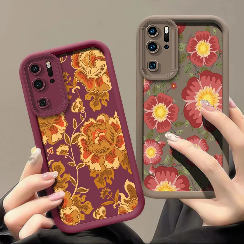 حافظة هاتف على شكل زهور لهاتف انفينيكس GT 30 VIP Zero 30 Hot 60 Pro Plus 40i 30i 10 20 Play Note 50 40 غطاء ناعم غير لامع مقاوم للصدمات
