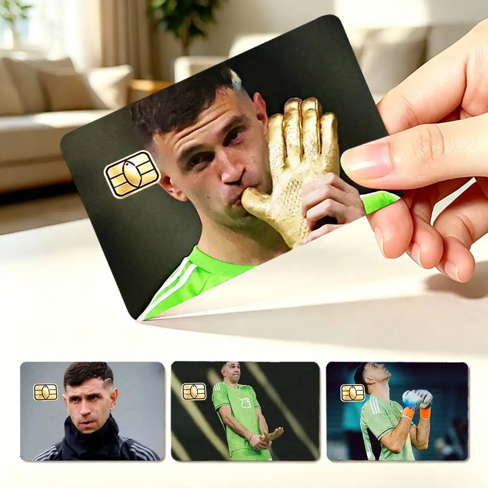 Goalkeeper E-Emiliano Martinez  4pcs 1Set Card Stickers Small Waterproof Chip 4PCS Card Sticker Anti-Scratch