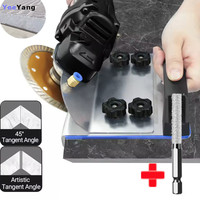 Cutting tiles 45 degree Tile Edge polishing Angle Grinder Stand For Tile 45 Chamfer Tiles Tool