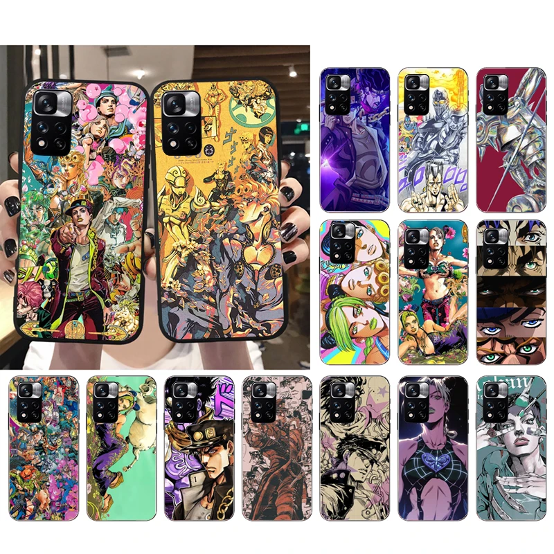 

jojo's bizarre adventure Jotaro Jolyne Phone Case For Xiaomi Redmi note 14 Pro 14 13 12 11 10 Pro 14S 12S 11S Redmi 14C 13C 10