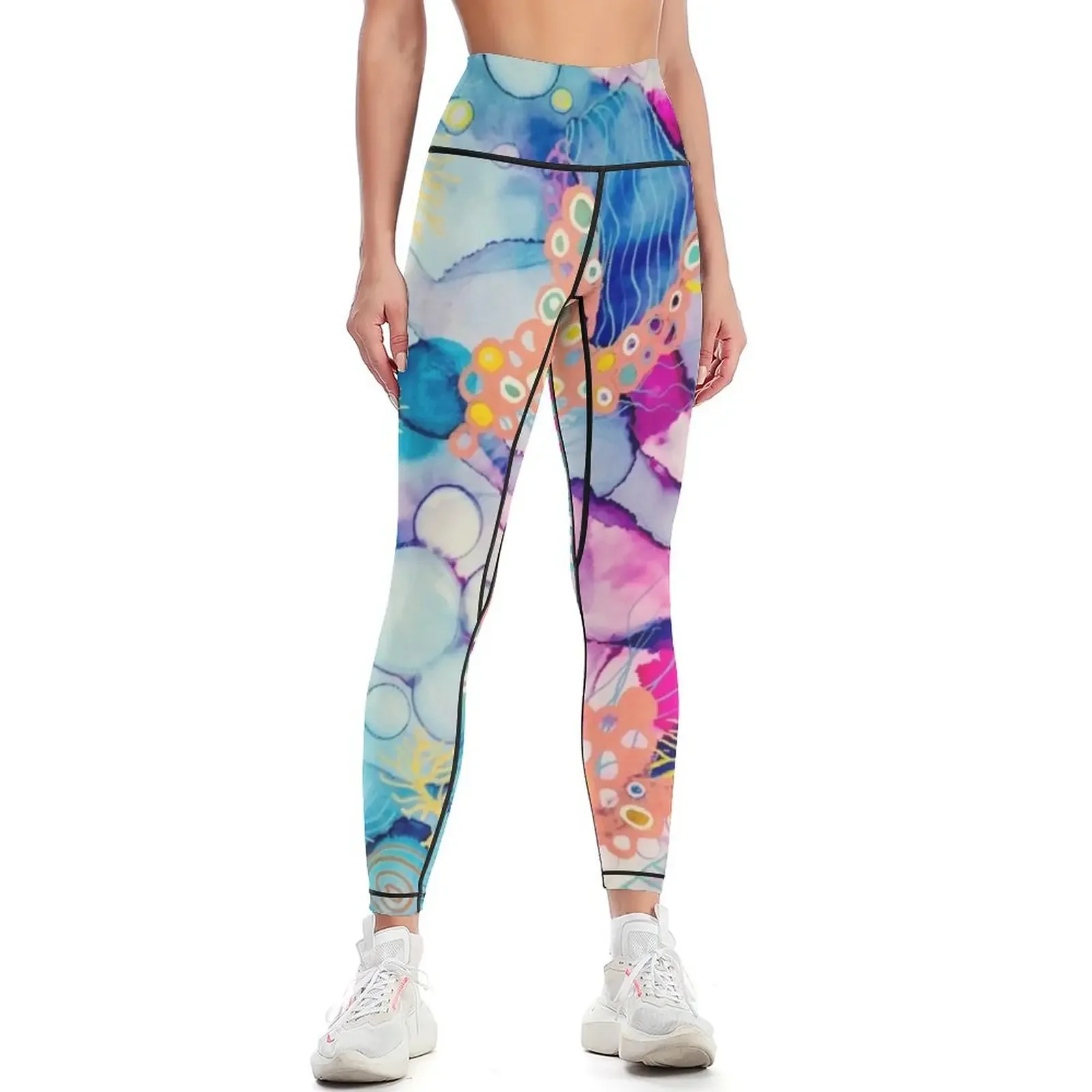 

What Lies Beneath Leggings gym wear sport set Sports pants for gym top Womens Leggings