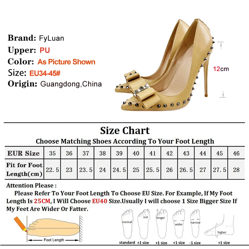 デザイナーレディースシューズヌードカラーリベットハイヒール8CM 10CM 12CMファッションポインテッドトゥパーティーシューズ女性用ボウノットスティレットパンプス
