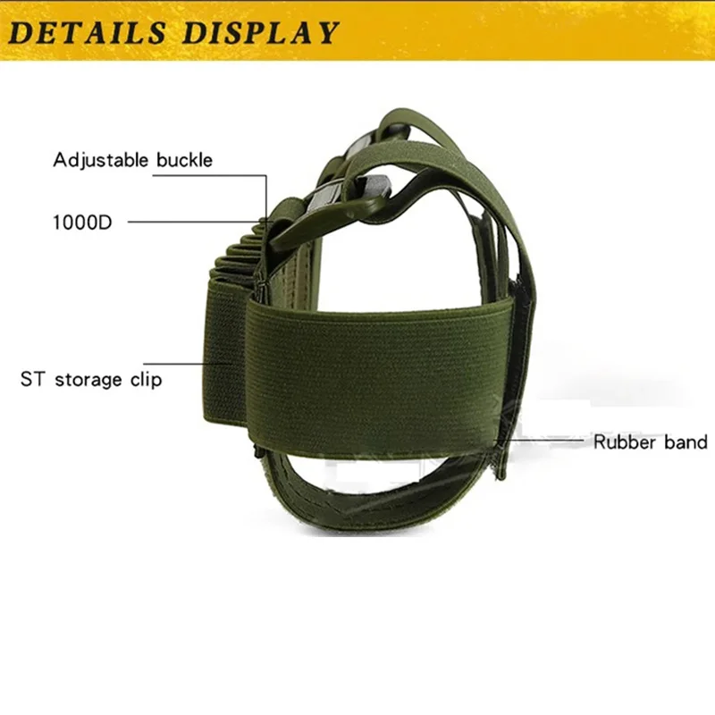 OPHIDIAN Hunting Shotgun Buttstock Holsters 7 Round Mag Ammo Pouches Bag Molle Bullet Rifle Hunting Accessories Outdoor Magazine