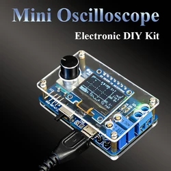 Mini Oscilloscope Kit DOS LCD STC8K8A Microcontroller Electronic Soldering Practice Making Loose Parts