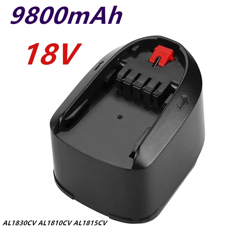 18V 9800mAh Li-Ion Akku für Bosch 18V PBA PSB PSR PST Bosch Home & Garten Werkzeuge (nur für Typ C) AL1830CV AL1810CV AL1815CV