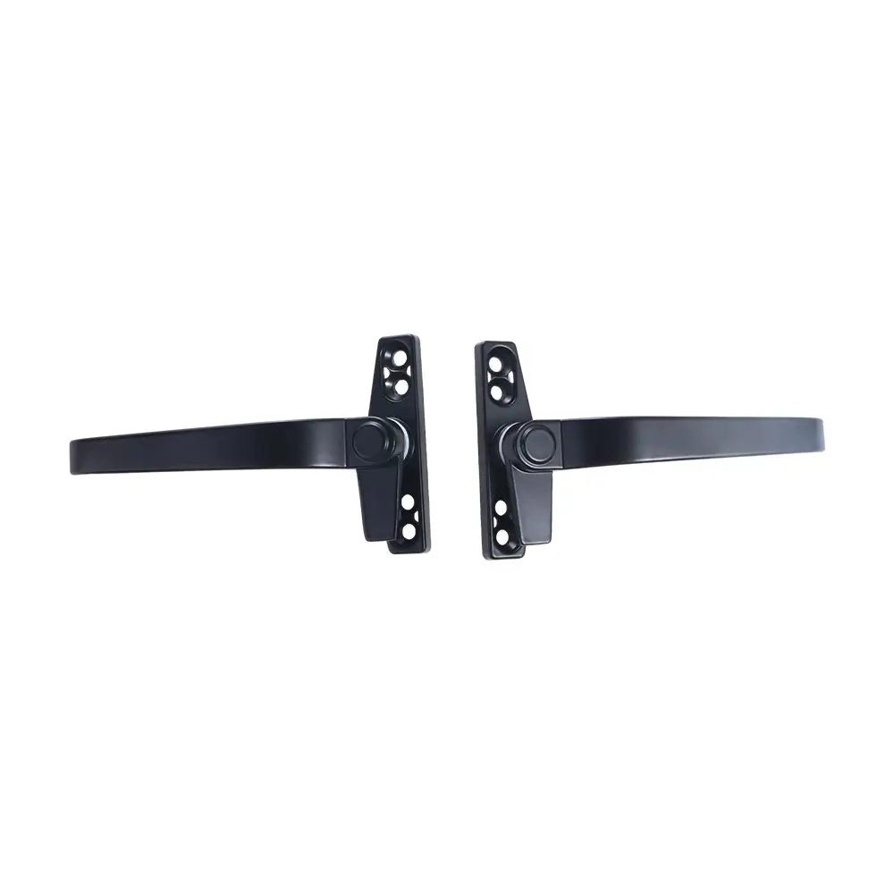 Thickened Open Door Window Handle With Lock Right/Left Hand Window Lock Handle Black/White Aluminum Alloy Casement