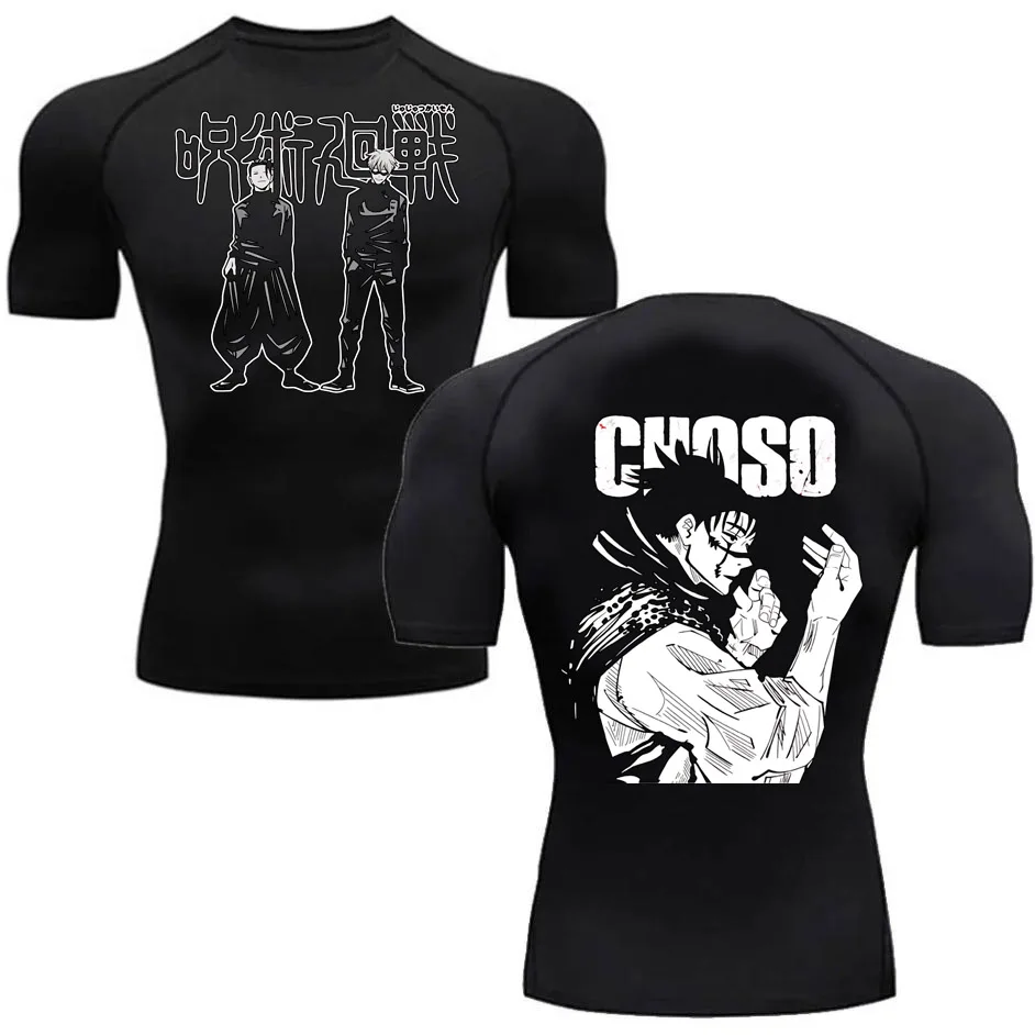 2026 Summer Jujutsu Kaisen Retro Cosplay T-shirt Men's 3D Printed Jiu Jitsu Short-sleeved Family Unisex Children's Sports Shirt