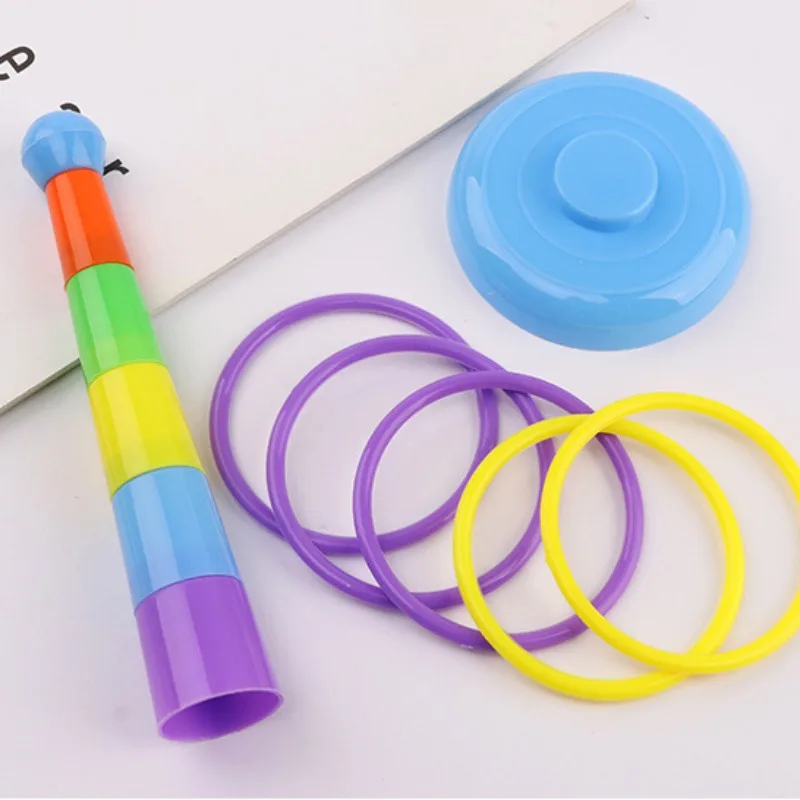 Mini Loop Toy Baby Children's Stacking Tower Family Outdoor Puzzle Game Throwing Loop Education Parent-child Interactive Toy