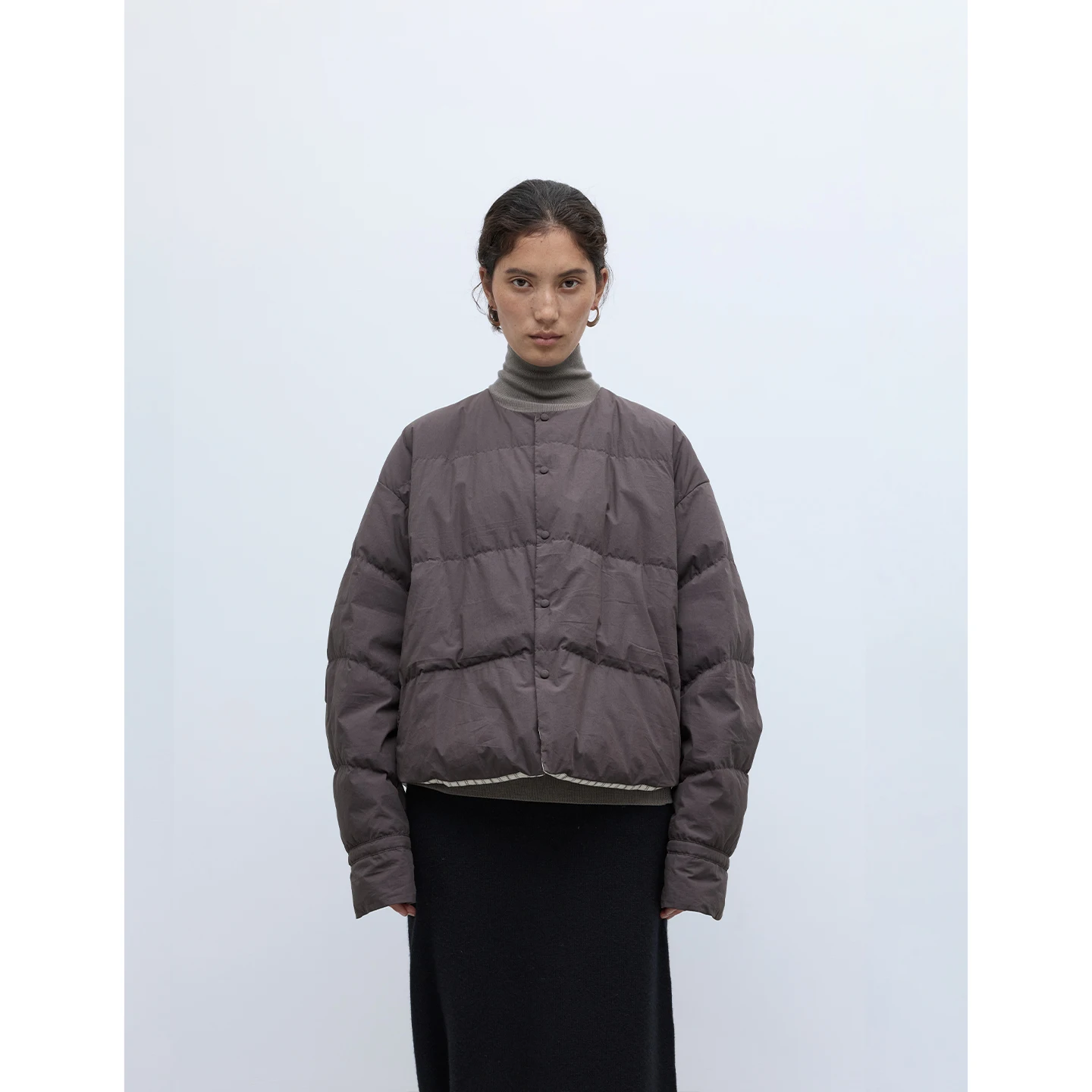 

Short down Jacket for Petite Women, Easy to Wear, 90% White Duck Down, Lightweight and Warm, New Women's Clothing for Autumn and Winter 2025