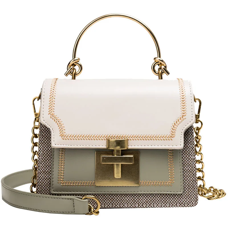 

Dopamine Style！Multi-pocket Design New 2025 Women's Vintage Square Bag - Fashion Chain, Stylish, Versatile,Crossbody/Handheld