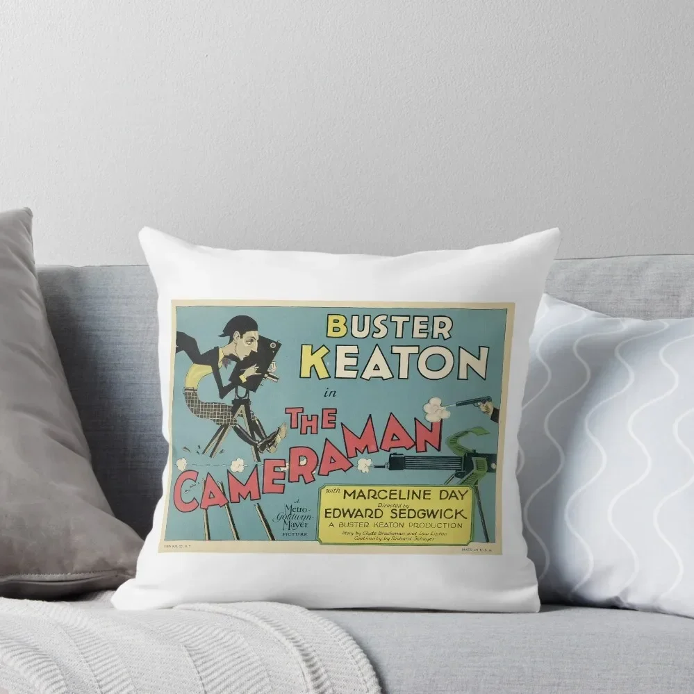 

Buster Keaton in The Cameraman Throw Pillow Cushions Cover Cushion Child Christmas Covers ornamental pillows pillow