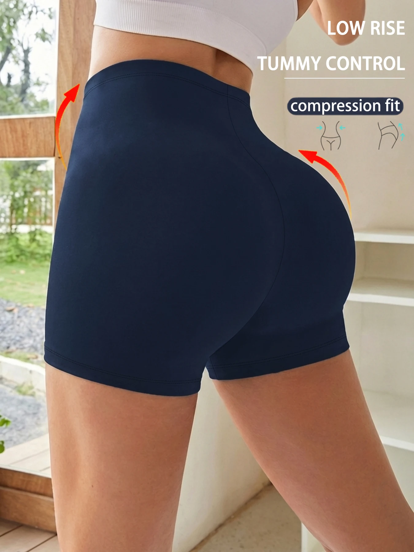 

Шорты-велосипедки больших размеров для женщин: супермягкие, с контролем живота, непрозрачные, для тренировок, бега, йоги, спортивные шорты с внутренней длиной штанины 2 дюйма