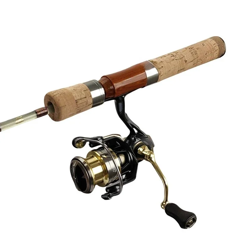 Super soft solid glass fiber straight handle rod white strip horse mouth stream micro object luya rod