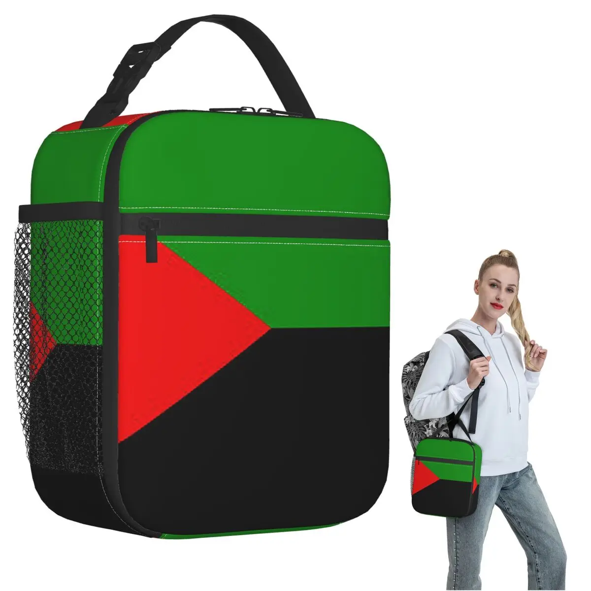 

Изолированная сумка для обеда с флагом Мартиника для женщин и детей, герметичные контейнеры для еды, термосумка для обеда