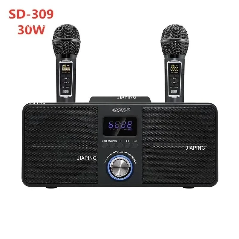 مناسبة لمكبر صوت بلوتوث S309 Family KTV وميكروفون لاسلكي مزدوج K Song Soundbox HiFi Subwoofer #6